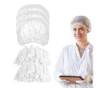 CACAZI 500 retine usa e getta per cappelli, retine per capelli, per catering, cappelli elastici per uomini e donne, reti per copertura della testa per assistenza sanitaria, industria alimentare e