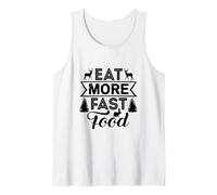 Caccia al Cervo - Mangia più Fast Food - Cacciatori Divertenti Canotta