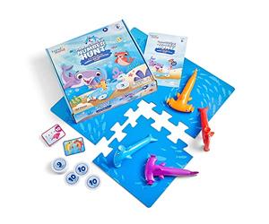 Caccia al Numero con Lo Squalo Martello di Learning Resources, Gioco di Matematica per Bambini, Gioco educativo su addizione e sottrazione, Giochi di Matematica per i 5 Anni