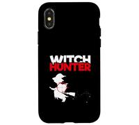 Caccia alle streghe Halloween Stregoneria Amante Divertente Cacciatore di Streghe Custodia per iPhone X/XS