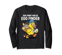 Caccia alle Uova Ruoli Finder Easter Duck Hunter Maglia a Manica