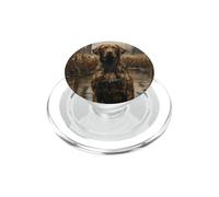Caccia anatra con cioccolato Lab uccelli acquatici camo PopSockets PopGrip per MagSafe