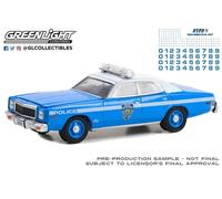 Caccia Calda 1977 Plymouth Fury Dipartimento NYPD 1:64 Greenlight 42773