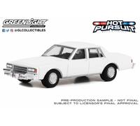 Caccia Calda 1980-90 Chevrolet Caprice Bianco 1:64 Greenlight 43005