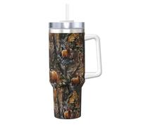Caccia Cervo Orso Alce Stampa Isolato 40 Oz In Acciaio Inox Tazza Da Caffè Thermos Viaggio Casa Ufficio Uso Esterno