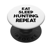Caccia Divertente - Mangia Dormire Caccia Ripetizione PopSockets PopGrip Adesivo