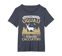 Caccia Divertente Solo I Migliori Diventano Cacciatori Maglietta, Donna Plus-Size, Pervinca, 1X