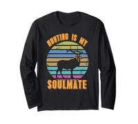 Caccia È La Mia Anima Gemella Stile Retro Maglia a Manica