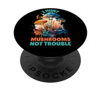Caccia i funghi senza problemi per gli amanti dei funghi PopSockets PopGrip Adesivo