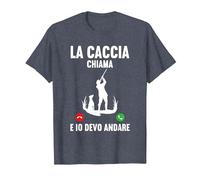 Caccia Previsioni del Fine Settimana Caccia Cacciatore Maglietta, Uomo, Pervinca, 6XL
