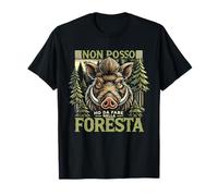 Caccia Regali Cinghiale Non Posso Ho da Fare nella Foresta Maglietta