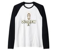 Caccia Stile di Vita Cacciatore per la Vita Cervi Stagione Permanente Maglia con Maniche Raglan