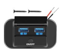 Caccia USB da 12 V, presa USB da 12 V, QC3.0 PD3.0 Carica DC 12-24 V, una presa di Caricatore rapido, Prendendo il Caricatore per il telefono di 6 Alimenti