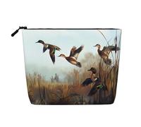 Caccia Volare Selvaggio Impermeabile Grande Capacità con Cerniera Viaggio di Lavoro Viaggio Casa Multifunzionale Makeup Bag Storage Bag Borsa Portamonete, Nero , Taglia unica