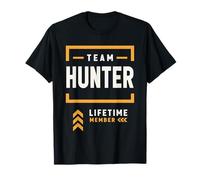 Cacciatore di nomi divertenti per membri a vita di Team Hunter Maglietta