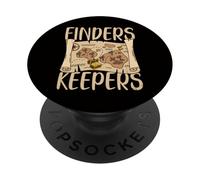 Cacciatore di tesori Finders Keepers PopSockets PopGrip Adesivo