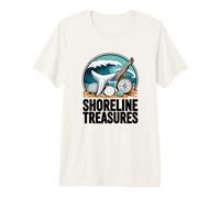 Cacciatore di Tesori in Spiaggia Shoreline Treasures Maglietta Premium