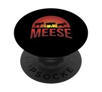 Cacciatore e papà o cacciatore di cervi per meese PopSockets PopGrip Adesivo