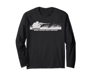 Cacciatore Passione incontra la Precisione Caccia Foresta Maglia a Manica