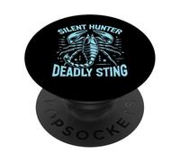 Cacciatore silenzioso Deadly Sting Scorpione PopSockets PopGrip Adesivo