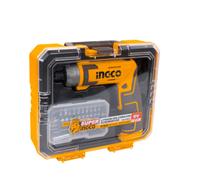 Cacciavite a Batteria 8V INGCO Avvitatore Elettrico + Kit Accessori + Valigetta