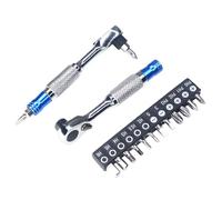 Cacciavite a cricchetto con coppia elevata, design a 72 denti per una rotazione fluida in aree compatte, adatto per più tipi di punte, strumento di manutenzione della bici resistente