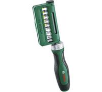 Bosch Set de 19 tournevis a cliquet a embout (36 dents porte-embout magnétique Softgrip 18 emb. acier S2 barrette clipsable)