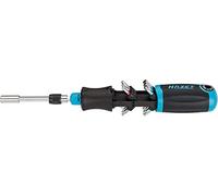 Cacciavite a cricchetto HAZET 810R-4 | caricatore portabit integrato con 12 bit - la funzione cricchetto può essere attivata o utilizzata come cacciavite".