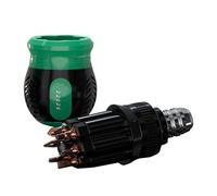 Cacciavite a cricchetto professionale 14 in 1, punte intercambiabili resistenti e salvaspazio, pratico set di cacciaviti a cricchetto