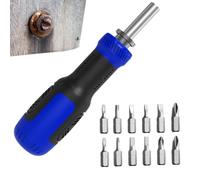 Cacciavite a cricchetto regolabile 13 in 1 magnetico regolabile | Multiutensile Cacciavite Cacciavite Cricchetto Set per Casa Garage Officina Meccanico Riparazione Progetti Fai Da Te