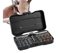 Cacciavite a Cricchetto - Set Cacciaviti Magnetici - Kit Riparazione Compatto con Impugnatura a T e Punte per Elettronica, Manutenzione Auto, Elettrodomestici e Computer