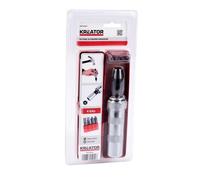Cacciavite a percussione in acciaio Kreator + Kit 4 inserti punte giravite