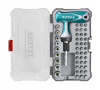Cacciavite a T con 44 punte incluse TOTAL TOTTACSD30476