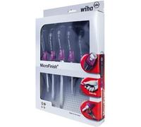 Cacciavite a taglio da officina Wiha MicroFinish 5533 larghezza lama 45 mm lunghezza lama 90 mm (29133)