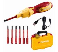Cacciavite Avvitatore Parkside PASD 4 C3 Batteria litio 4V + 6 Bit Isolati 1000V
