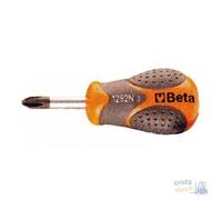 Beta 1292N 6X30 - Giravite per viti con impronta a croce Phillips tipo cortissimo cromati punta nera