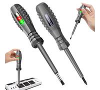 Cacciavite Cercafase,Cacciavite Tester di Tensione 24-250 V,Magnetico 2 in 1 ad Alta Coppia,Giravite Tester,Set Cacciavite Rilevatore Tensione Penna