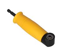 Cacciavite con manico di prolunga da 1/4", adattatore angolare a 90°, attacco per trapano elettrico, in ABS giallo e nero, in lega di acciaio al cromo vanadio per spazi ristretti