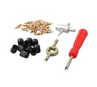 Cacciavite con manico scanalato per rimuovere e installare inserti per pneumatici su auto, camion, moto e biciclette