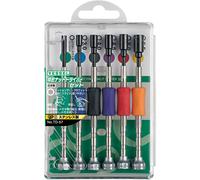 Cacciavite di precisione per nave TD-57 JIS kit da 6 pezzi