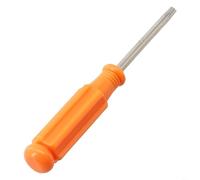 Cacciavite di sicurezza a prova di manomissione per T15 per T25 per T30 per testa Torx Foro per bullone a sei lobi con perno centrale Manico in PVC nero giallo Asta in acciaio al cromo vanadio 110mm
