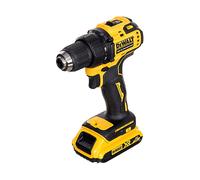 DEWALT Trapano avvitatore 18V XR senza spazzole con 2 batterie al litio da 2Ah e caricabatterie, DCD708D2T-QW