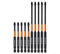 Cacciavite Efficiency - Confezione da dieci punte magnetizzate PH2 perfettamente progettate con materiali in acciaio legato resistente