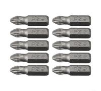 Cacciavite Efficienza Una Collezione Completa di Dieci Punte Magnetiche Antiscivolo Tutte Misurano Venticinque Millimetri di Lunghezza (PZ2)
