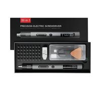 Cacciavite Elettrico,50 in 1 Mini Cacciavite Utensile - 3 Impostazioni di Coppia con Luce LED e Drive per Viti da Orologio - Per La Riparazione Di Elettronica Domestica, Computer, Laptop E Telefono