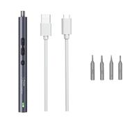 Cacciavite Elettrico Set Di Cacciaviti Elettrici Di Precisione 6 In 1 Kit Di Utensili Elettrici N30 Mini Piccolo Bit Wireless Ricaricabile For La Riparazione Di Celle Mobili Portatile E Leggero(Fine F