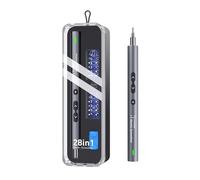 Cacciavite Elettrico Set di Cacciaviti Elettrici di Precisione Kit di Utensili Elettrici 28 in 1 Mini Piccole Punte Magnetiche Wireless Ricaricabili Portatile E Leggero(28 Fine Frosted N30)
