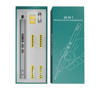 Cacciavite Elettrico Set Di Cacciaviti Elettrici Mini Cacciavite A Batteria USB TYPE-C 26/62-in-1 Con Illuminazione A LED Cacciavite Elettrico 2 Coppie Di Ingranaggi Portatile E Leggero(26in1 Grey)