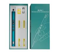Cacciavite Elettrico Set Di Cacciaviti Elettrici Mini Cacciavite A Batteria USB TYPE-C 26/62-in-1 Con Illuminazione A LED Cacciavite Elettrico 2 Coppie Di Ingranaggi Portatile E Leggero(26in1 Blue)