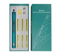 Cacciavite Elettrico Set Di Cacciaviti Elettrici Mini Cacciavite A Batteria USB TYPE-C 26/62-in-1 Con Illuminazione A LED Cacciavite Elettrico 2 Coppie Di Ingranaggi Portatile E Leggero(62in1 Blue)